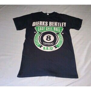 Dierks Bentley Last Call Ball 2012 Cannery Ballroom Nashville TN T Shirt Small